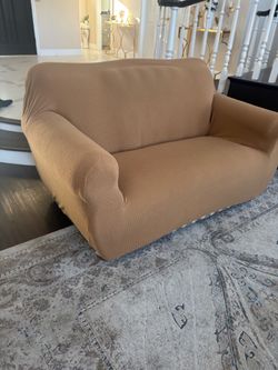 Ornate Fleur-de-Lis Armchair and Loveseat Set coffee table, two side tables total 8 pieces