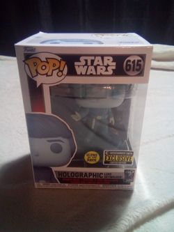 Holographic Luke Skywalker POP NEW (North Arlington)(READ BEFORE MESSAGE)