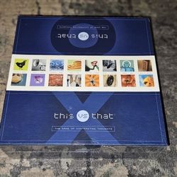 this vs that 'The Game of Contrasting Thoughts' (2003) Brand New Factory Sealed!