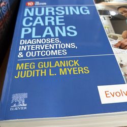 Nursing care plans book