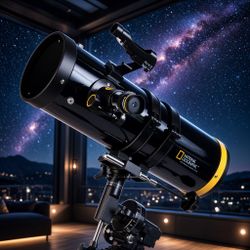 National Geographic NT114CF 114mm x 500mm Reflecting Telescope - Portable Astronomy Telescope