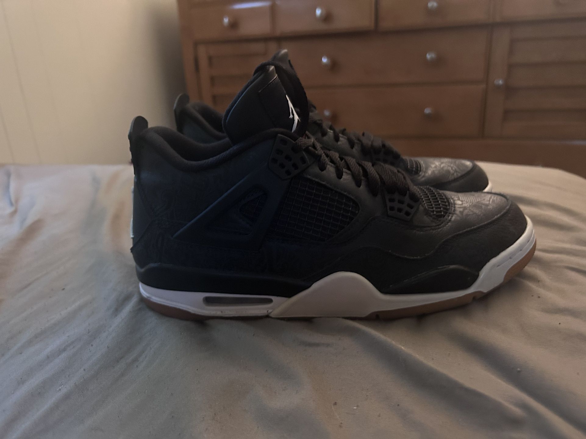 Jordan 4 Laser Black
