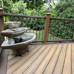 Stone Fountain For Garden/Deck