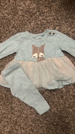 3-6 Months Baby Girl Long Sleeve Outfit Set