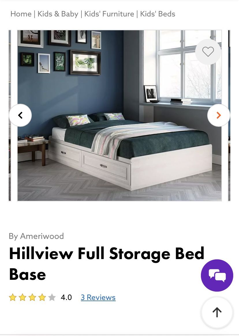 Full Size Platform Bed 