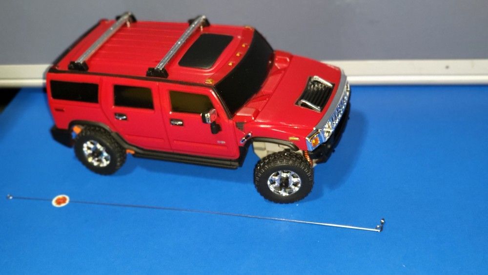 RadioShack XMOD Red + Yellow Hummer RC Truck Hobby Free Crawler Tires