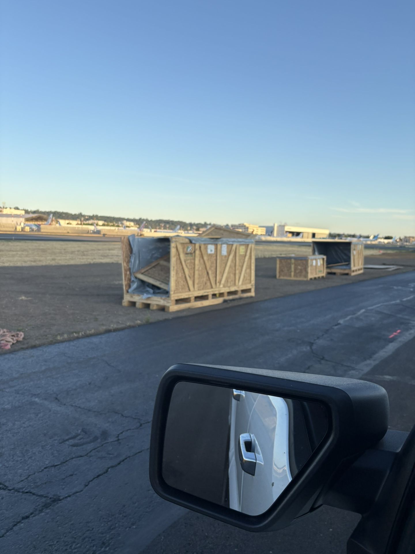 Large Wood Shipping Crates