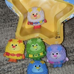 Rainbow Brite Sprite Characters & Twink RARE Mico 1.5" Collectible Figure Combo Set 
