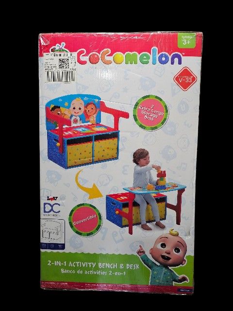 Delta Children Kids Convertible Activity Bench β Cocomelon Theme