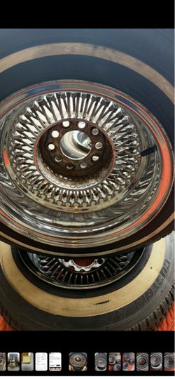 Set of 13”s wire wheels