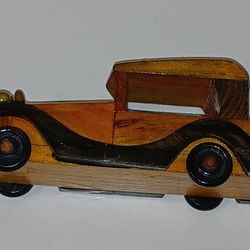 Vintage Wooden model car
