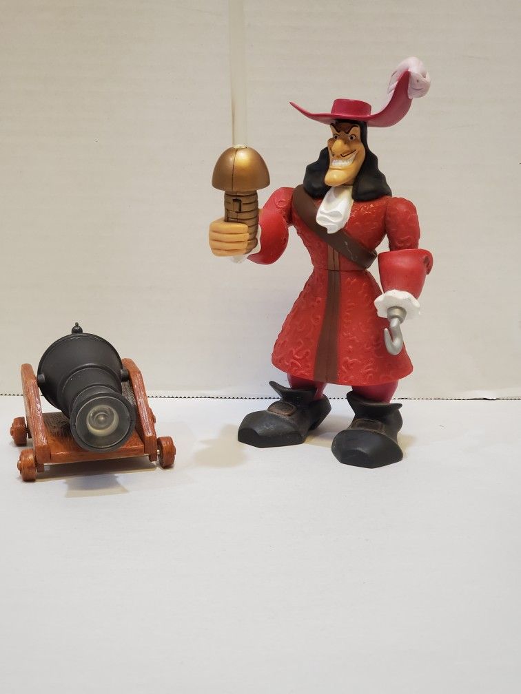 Disney Adventures Peter Pan Captain Hook 6.5 Posable Action