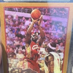 2003 Topps Chrome Refractor #111 LeBron James Rookie Card