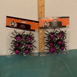 12 HALLOWEEN SPIDERS