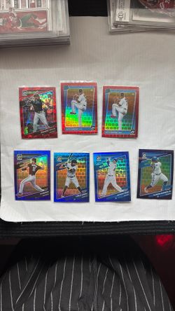 Donruss Optic MLB Holo Prizm Card Lot of 7