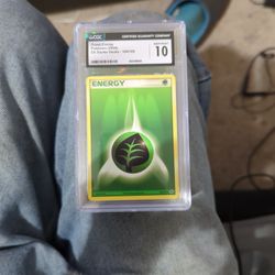 Chc Graded Gem -mint Condition 2004 Grass Energy