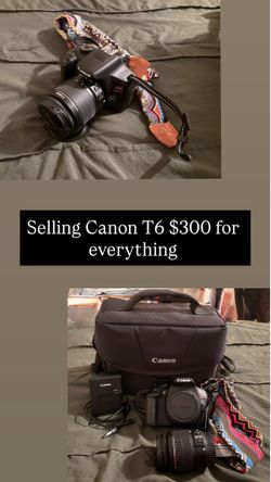 Canon EOS Rebel T6 Camera