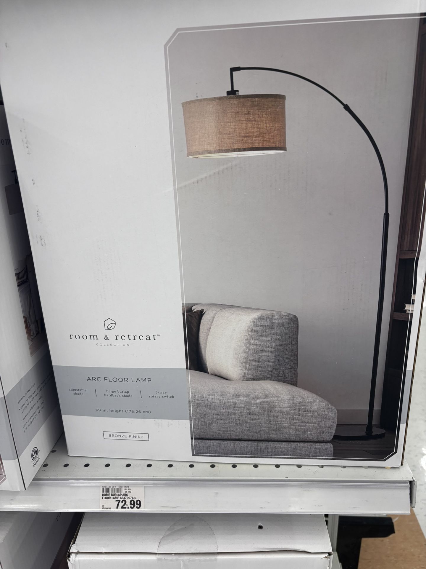 Beautiful Arc Floor Lamp ~ Bronze Finish ~ 2 Weeks Old