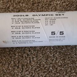 New:  Olympic Weight Straight Bar Still In Box