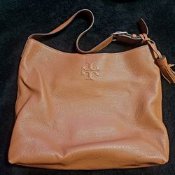 Tan Leather Tory Burch Bag With Dust Bag Original 