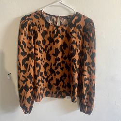 Leopard blouse