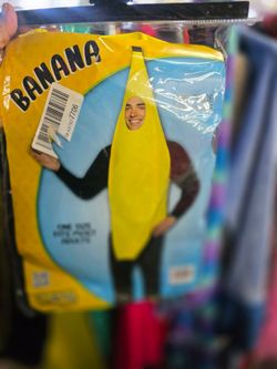 Banana Halloween Costume One Size adult