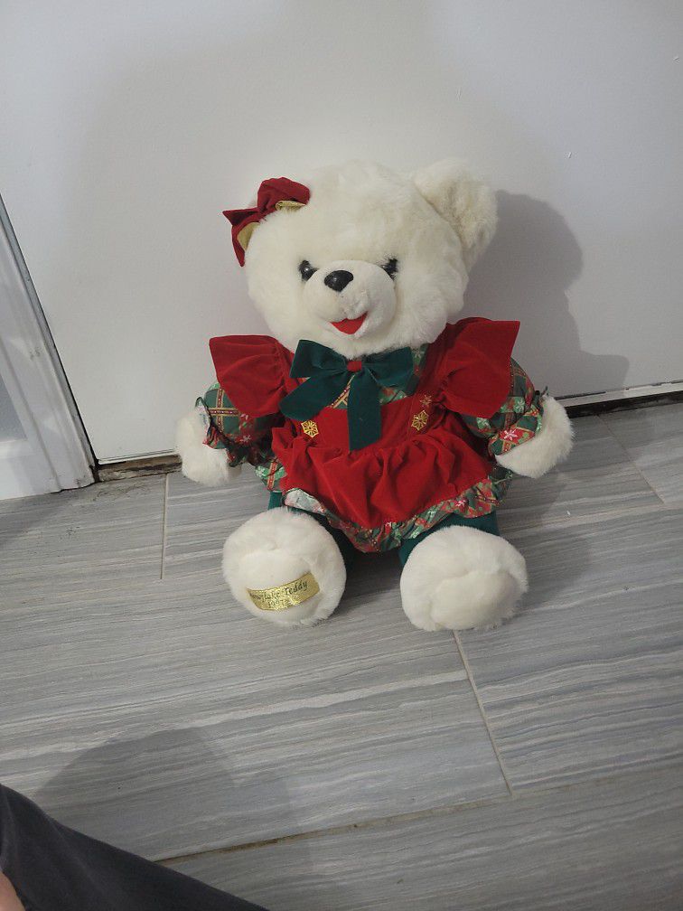 Christmas Teddy Bear Snowflake Teddy 1997