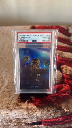2023 Kakawow Star Wars Chewbacca Nebula PSA 10