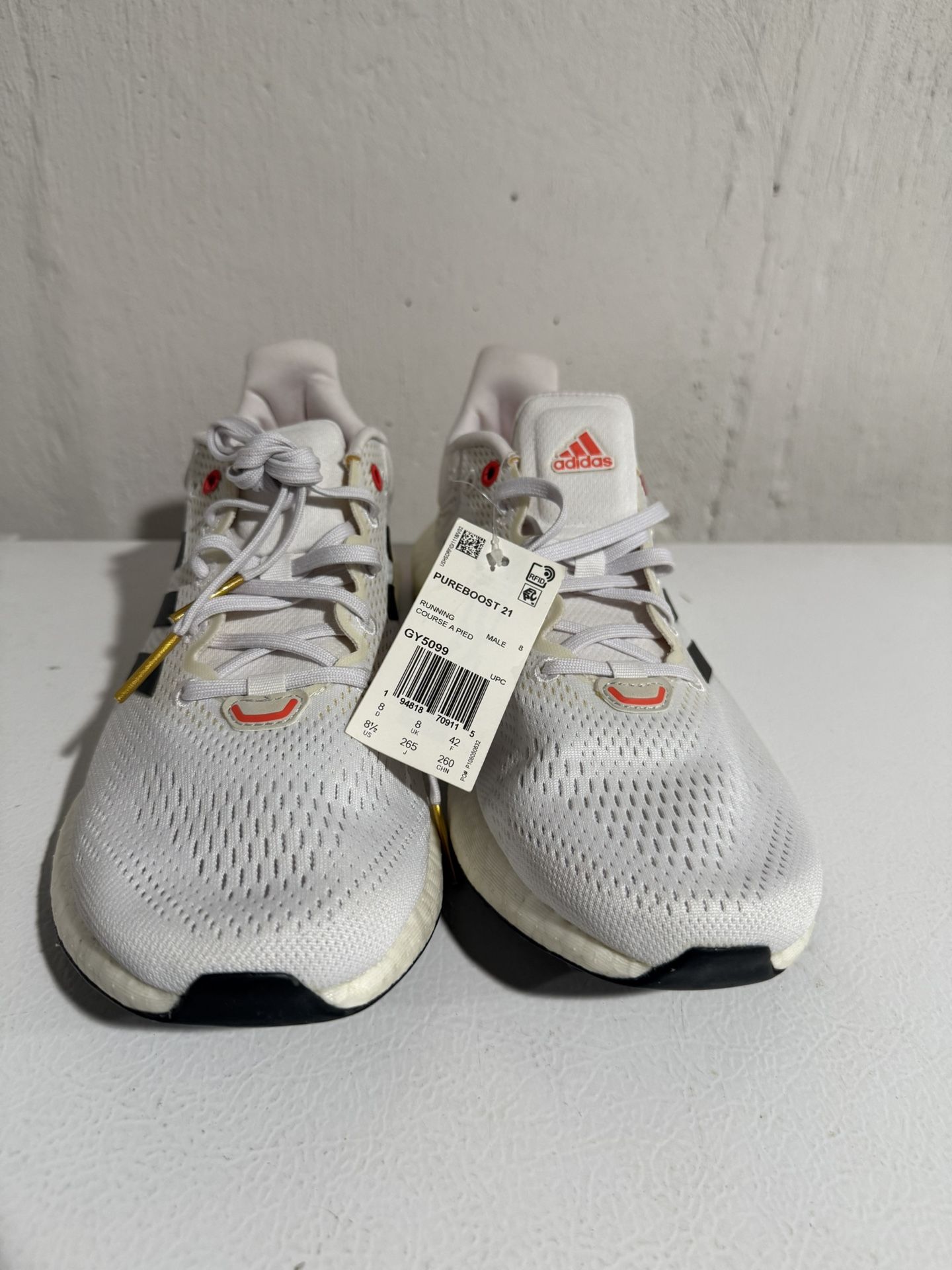 Adidas PureBoost 21 'White Solar Red'