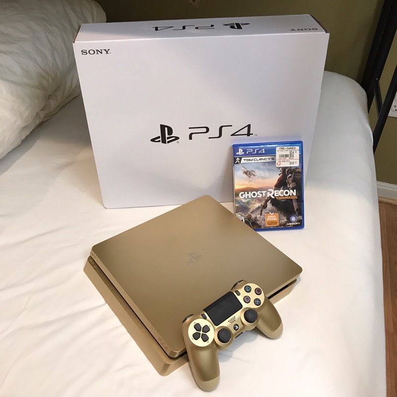 New all gold PS4