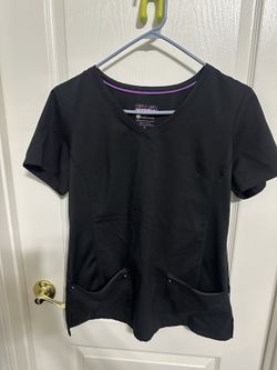 Women scrubs set healing hands purple yoga brand