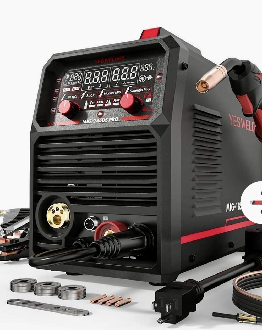 YESWELDER 185A MIG Welder, Flux Core MIG/Gas MIG/S