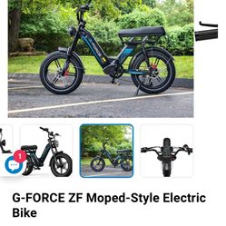 G-FORCE ZF eBike– A Stylish Moped Style Electric Bicycle