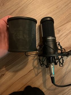 Audio-technica cardioid condenser microphone 