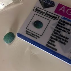 Natural Earth Mined Colombian Emerald Gemstone