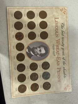 Last 20 years Lincoln Wheat-Ear Pennies