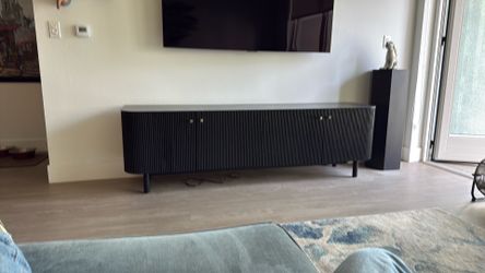 Media console 80 inch in length 24 inch tall.