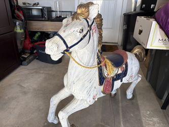 Carousel horse  Plastic 