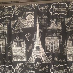 New Paris Shower Curtain 