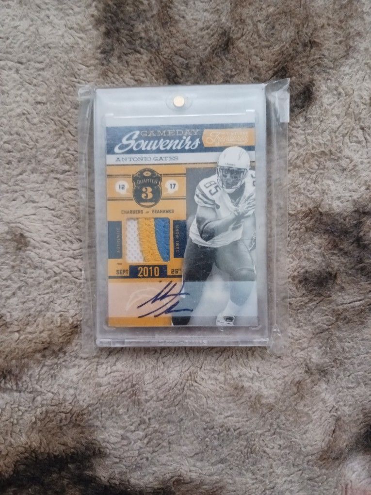 Hall Of Fame Antonio Gates Auto Sp