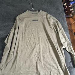 Fear Of God Essentials ‘Ink’ Long Sleeve Shirt (Size Large)