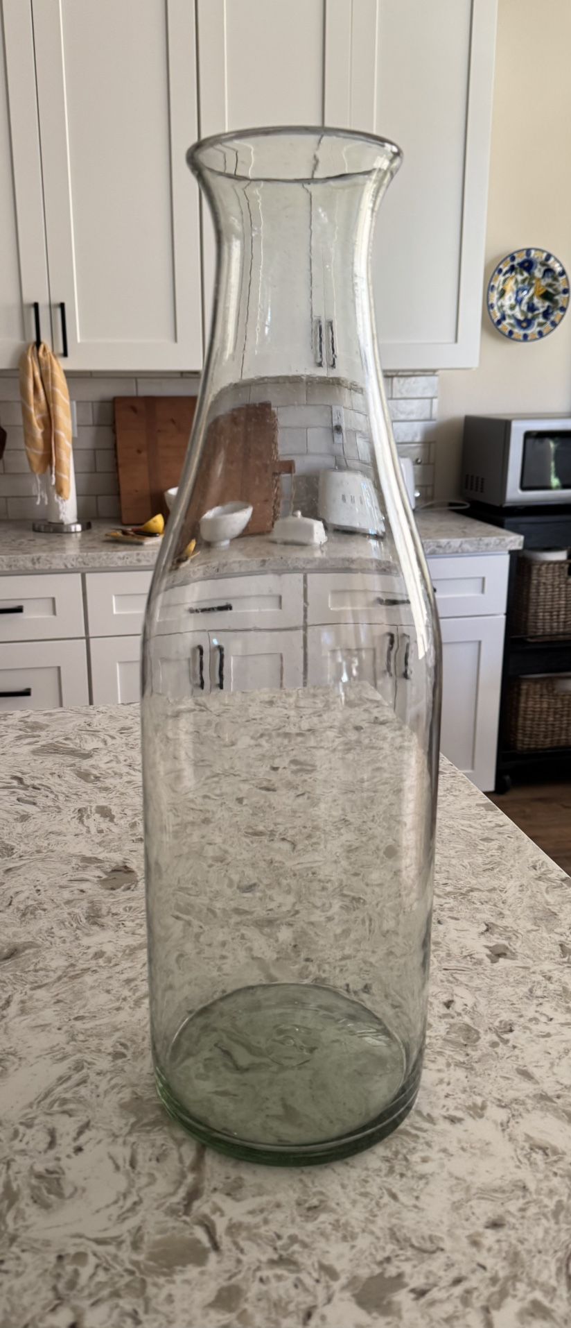 Blown Glass Vase 21β Tall