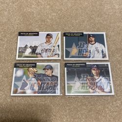 Relic Card Lot- Konerko, Zito, Berkman & Hudson