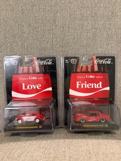 M2 Machines Coca-Cola Die-Cast Car Set of 2