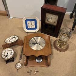 Junghans, Franz Hermle, Karl Joseph, Seth Thomas, Kundo - Antique Clocks And Parts 