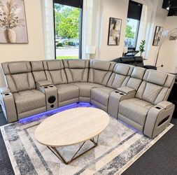 Sectional with heat and Massage we Finance only $50 down payment cash price $900