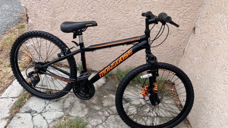 Mongoose Excursion Mountain bike , 24” tire size