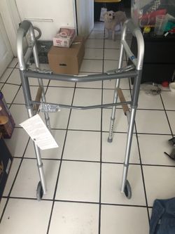 Front wheel walker