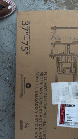 Full Motion Low Profile TV Mount 37–75 Inch