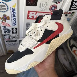 TRAVIS SCOTT x JORDAN JUMPMAN JACK TR UNIVERSITY RED SIZE 13 MEN
